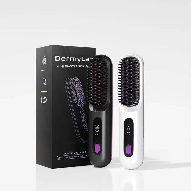 Spazzola Lisciante Portatile Senza Fili DermyLab PRO