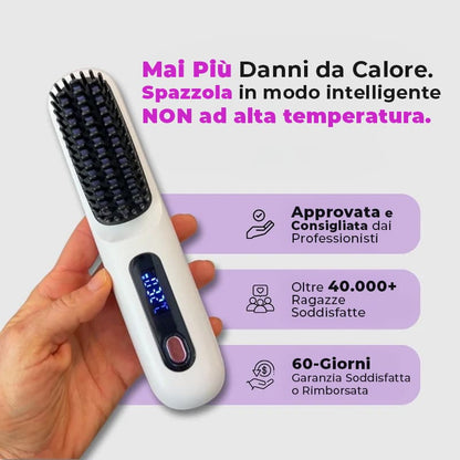 DemmyLab Spazzola Lisciante Senza Fili