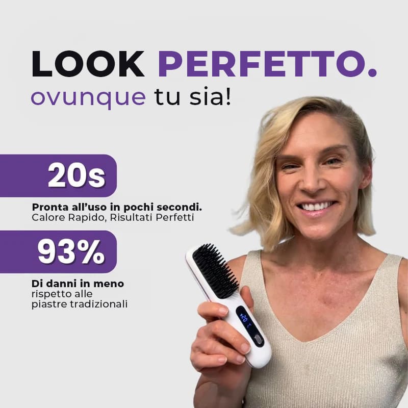 DemmyLab Spazzola Lisciante Senza Fili