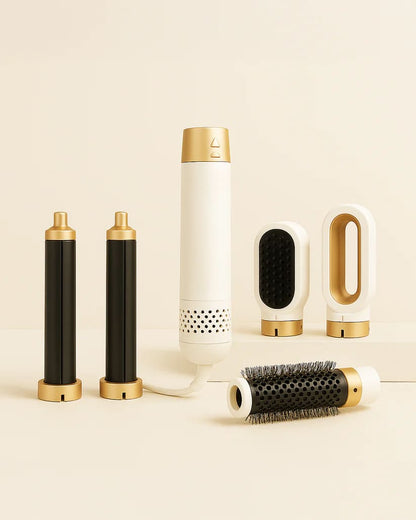 DemmyLab Styler 5 in 1 - Asciuga, Liscia, Arriccia, Modella e dai Volume