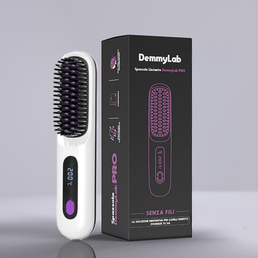DemmyLab Spazzola Lisciante Senza Fili